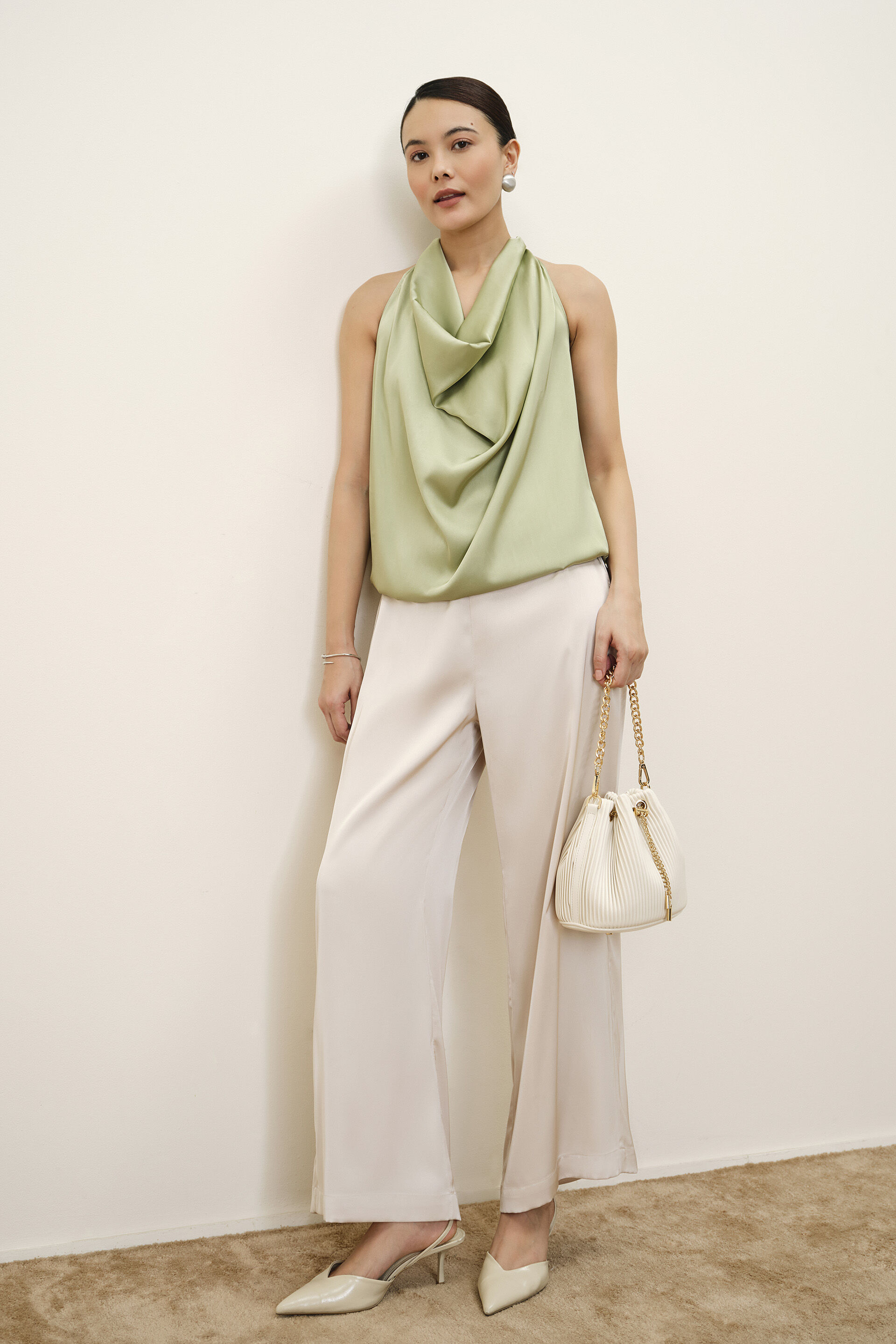 Julien Sage Green Top, Sage Green, image 4